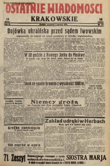 Ostatnie Wiadomości Krakowskie. 1933, nr 157