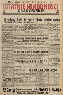 Ostatnie Wiadomości Krakowskie. 1933, nr 158