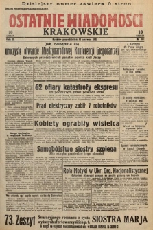 Ostatnie Wiadomości Krakowskie. 1933, nr 161