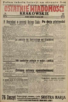 Ostatnie Wiadomości Krakowskie. 1933, nr 167