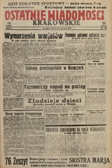 Ostatnie Wiadomości Krakowskie. 1933, nr 169