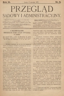 Przegląd Sądowy i Administracyjny. 1877, nr 3