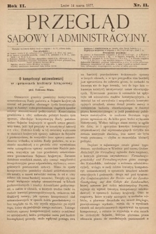 Przegląd Sądowy i Administracyjny. 1877, nr 11