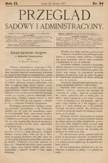 Przegląd Sądowy i Administracyjny. 1877, nr 24