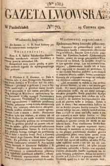Gazeta Lwowska. 1820, nr 70