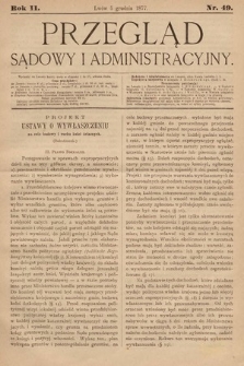 Przegląd Sądowy i Administracyjny. 1877, nr 49