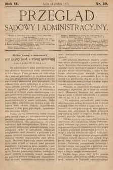Przegląd Sądowy i Administracyjny. 1877, nr 50