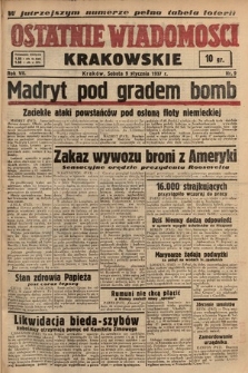 Ostatnie Wiadomości Krakowskie. 1937, nr 9