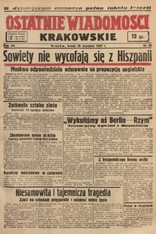 Ostatnie Wiadomości Krakowskie. 1937, nr 20