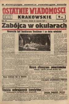 Ostatnie Wiadomości Krakowskie. 1937, nr 30
