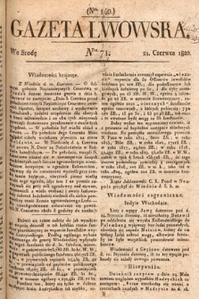 Gazeta Lwowska. 1820, nr 71