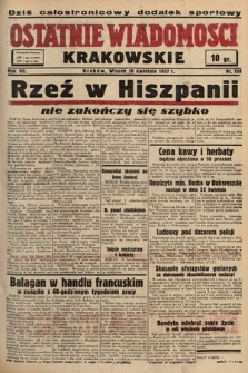 Ostatnie Wiadomości Krakowskie. 1937, nr 108