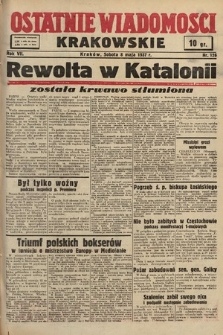 Ostatnie Wiadomości Krakowskie. 1937, nr 126