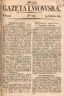 Gazeta Lwowska. 1820, nr 72