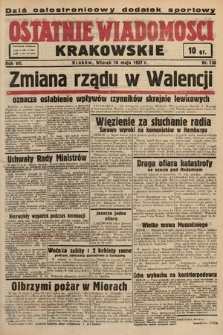 Ostatnie Wiadomości Krakowskie. 1937, nr 136