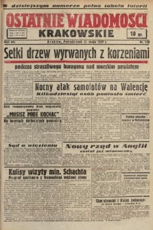 Ostatnie Wiadomości Krakowskie. 1937, nr 149