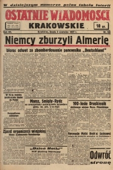 Ostatnie Wiadomości Krakowskie. 1937, nr 151