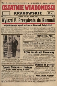 Ostatnie Wiadomości Krakowskie. 1937, nr 157