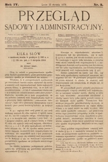 Przegląd Sądowy i Administracyjny. 1879, nr 3