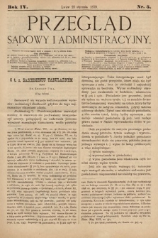 Przegląd Sądowy i Administracyjny. 1879, nr 5