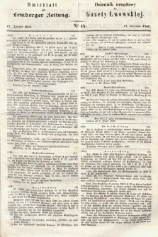 Amtsblatt zur Lemberger Zeitung = Dziennik Urzędowy do Gazety Lwowskiej. 1850, nr 14