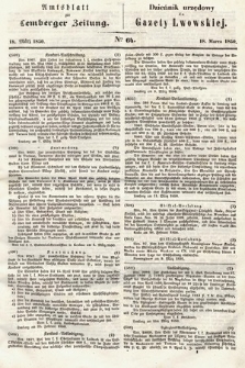 Amtsblatt zur Lemberger Zeitung = Dziennik Urzędowy do Gazety Lwowskiej. 1850, nr 64