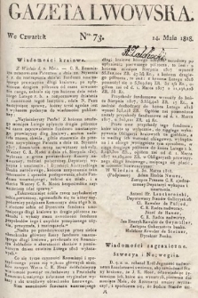 Gazeta Lwowska. 1818, nr 73