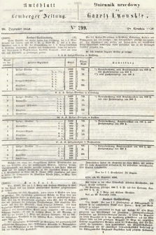 Amtsblatt zur Lemberger Zeitung = Dziennik Urzędowy do Gazety Lwowskiej. 1850, nr 299