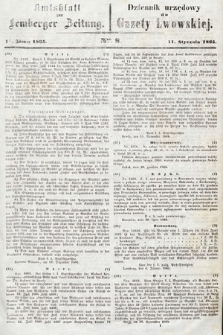 Amtsblatt zur Lemberger Zeitung = Dziennik Urzędowy do Gazety Lwowskiej. 1865, nr 8