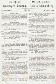 Amtsblatt zur Lemberger Zeitung = Dziennik Urzędowy do Gazety Lwowskiej. 1865, nr 32