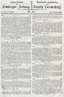 Amtsblatt zur Lemberger Zeitung = Dziennik Urzędowy do Gazety Lwowskiej. 1865, nr 35