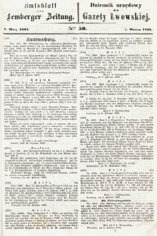 Amtsblatt zur Lemberger Zeitung = Dziennik Urzędowy do Gazety Lwowskiej. 1865, nr 50