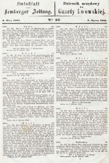 Amtsblatt zur Lemberger Zeitung = Dziennik Urzędowy do Gazety Lwowskiej. 1865, nr 53