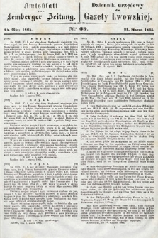 Amtsblatt zur Lemberger Zeitung = Dziennik Urzędowy do Gazety Lwowskiej. 1865, nr 69