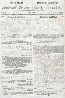 Amtsblatt zur Lemberger Zeitung = Dziennik Urzędowy do Gazety Lwowskiej. 1865, nr 78