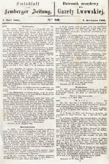 Amtsblatt zur Lemberger Zeitung = Dziennik Urzędowy do Gazety Lwowskiej. 1865, nr 80