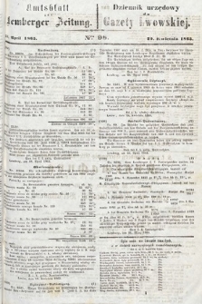 Amtsblatt zur Lemberger Zeitung = Dziennik Urzędowy do Gazety Lwowskiej. 1865, nr 98
