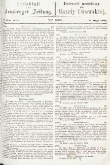 Amtsblatt zur Lemberger Zeitung = Dziennik Urzędowy do Gazety Lwowskiej. 1865, nr 105