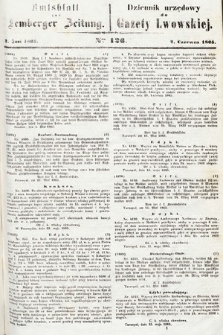 Amtsblatt zur Lemberger Zeitung = Dziennik Urzędowy do Gazety Lwowskiej. 1865, nr 126