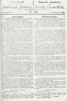 Amtsblatt zur Lemberger Zeitung = Dziennik Urzędowy do Gazety Lwowskiej. 1865, nr 133