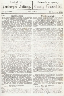 Amtsblatt zur Lemberger Zeitung = Dziennik Urzędowy do Gazety Lwowskiej. 1865, nr 134