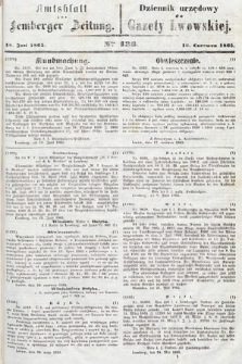 Amtsblatt zur Lemberger Zeitung = Dziennik Urzędowy do Gazety Lwowskiej. 1865, nr 136