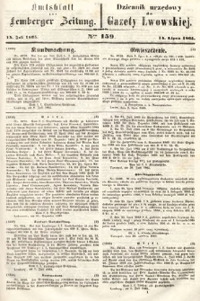 Amtsblatt zur Lemberger Zeitung = Dziennik Urzędowy do Gazety Lwowskiej. 1865, nr 159