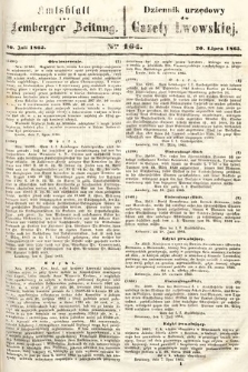 Amtsblatt zur Lemberger Zeitung = Dziennik Urzędowy do Gazety Lwowskiej. 1865, nr 164