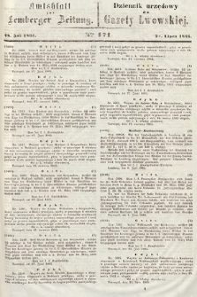 Amtsblatt zur Lemberger Zeitung = Dziennik Urzędowy do Gazety Lwowskiej. 1865, nr 171