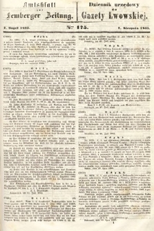 Amtsblatt zur Lemberger Zeitung = Dziennik Urzędowy do Gazety Lwowskiej. 1865, nr 175