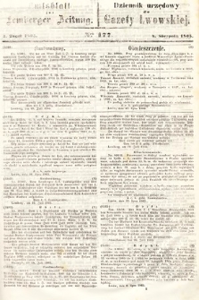 Amtsblatt zur Lemberger Zeitung = Dziennik Urzędowy do Gazety Lwowskiej. 1865, nr 177