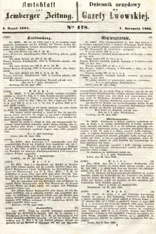 Amtsblatt zur Lemberger Zeitung = Dziennik Urzędowy do Gazety Lwowskiej. 1865, nr 178
