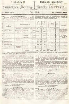 Amtsblatt zur Lemberger Zeitung = Dziennik Urzędowy do Gazety Lwowskiej. 1865, nr 192