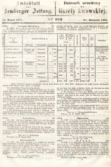 Amtsblatt zur Lemberger Zeitung = Dziennik Urzędowy do Gazety Lwowskiej. 1865, nr 193